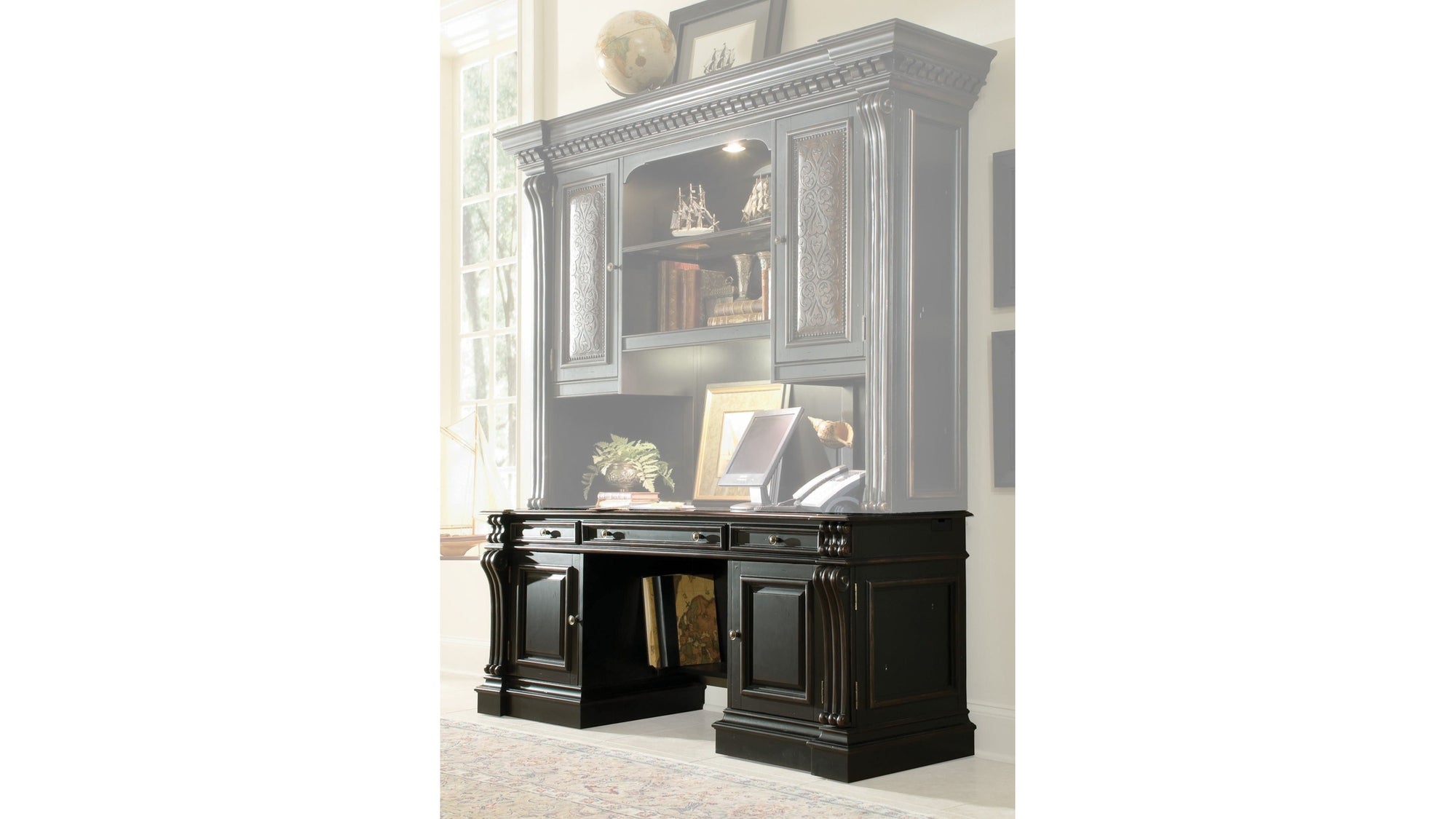 Telluride - Computer Credenza - Black