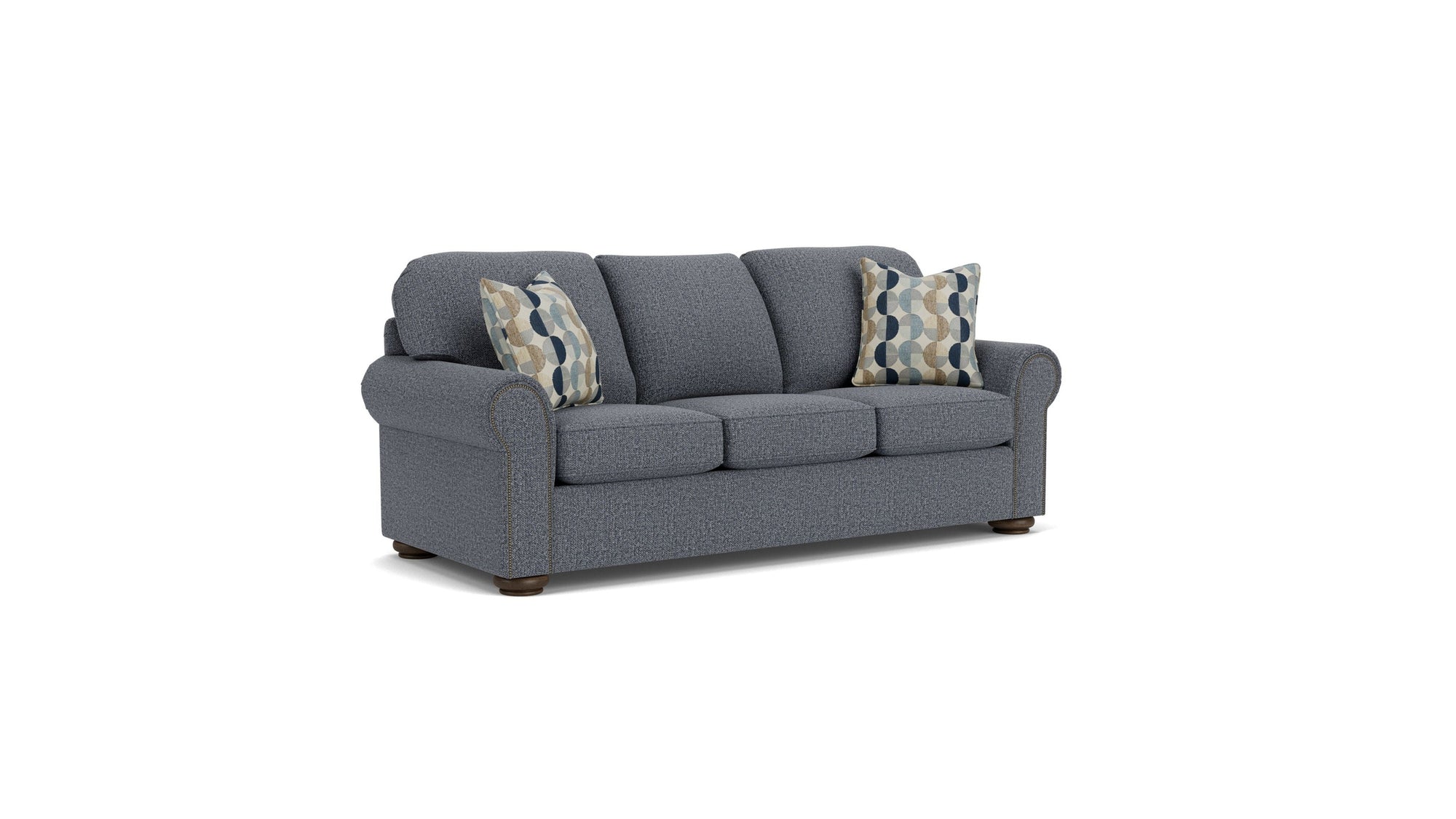Preston - Fabric Sleeper With Nailhead Trim