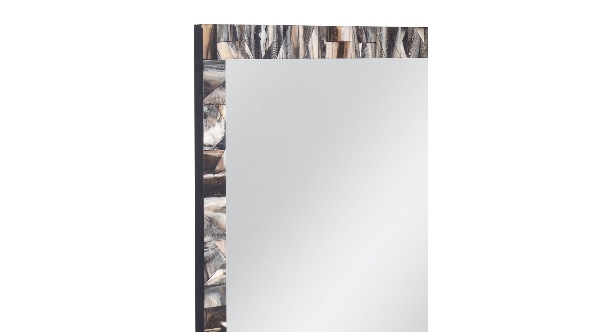 Kervo - Wall Mirror - Black / Cream