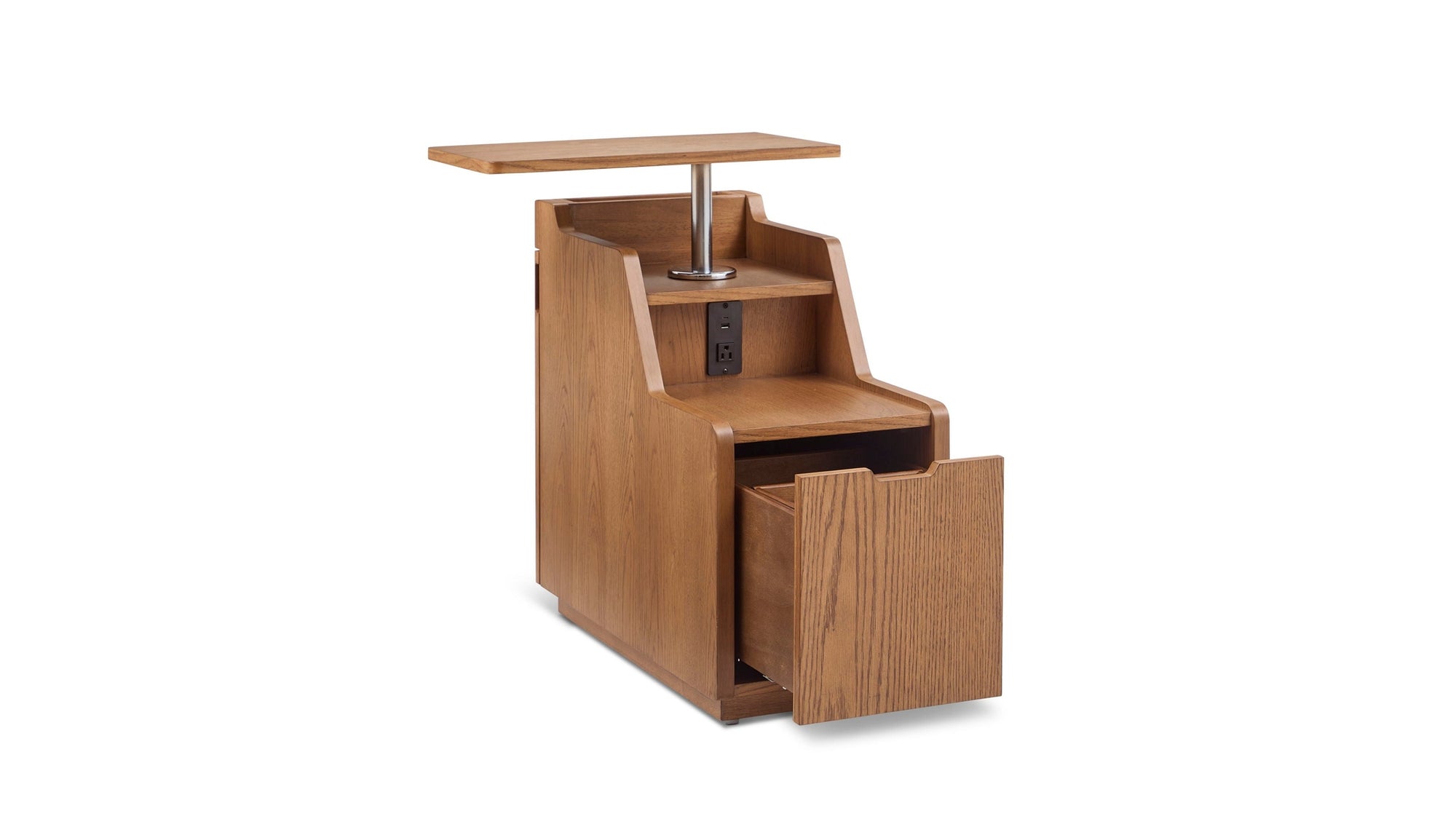 Sidekick - Smart Side Table - Light Brown