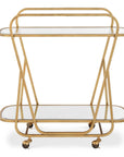 Swain - Brass Serving Cart