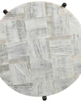 Melange - Blythe Accent Table - Black / Beige