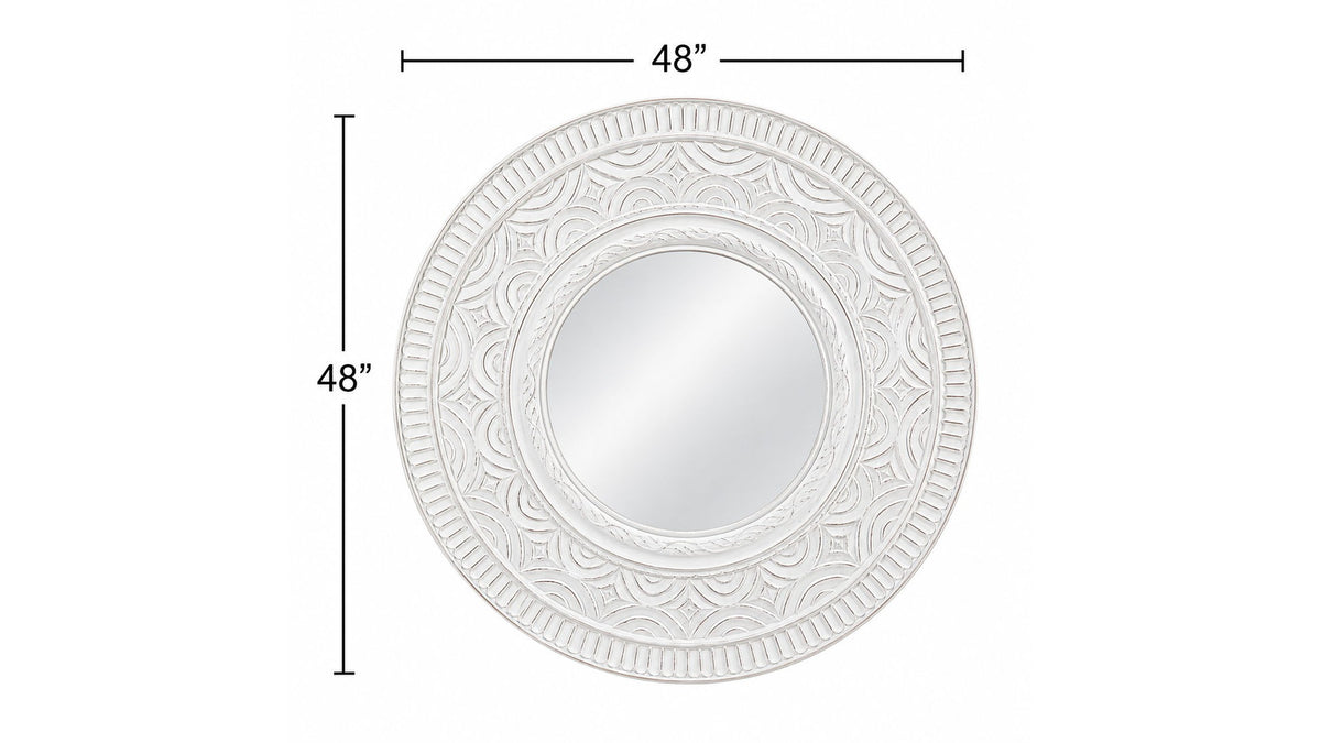 Holland - Wall Mirror - White