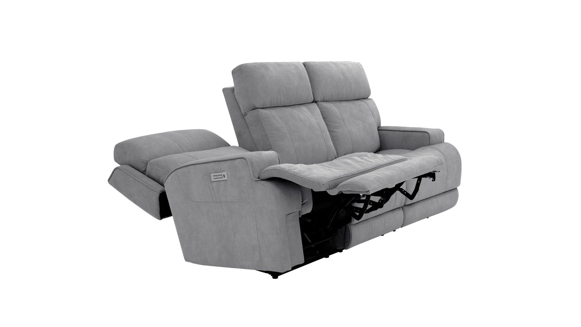 Ashbee - Power Sofa With Power Recline, Power Headrest, Zero Gravity And 3" Footrest Extension
