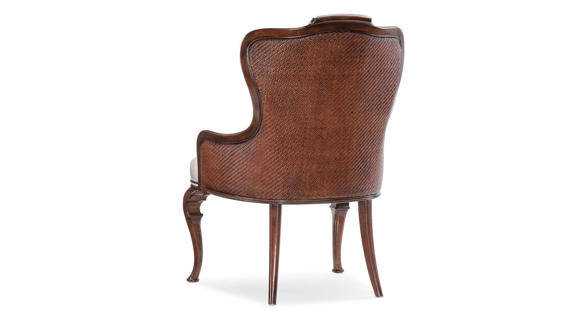Charleston - Upholstered Arm Chair - Dark Brown