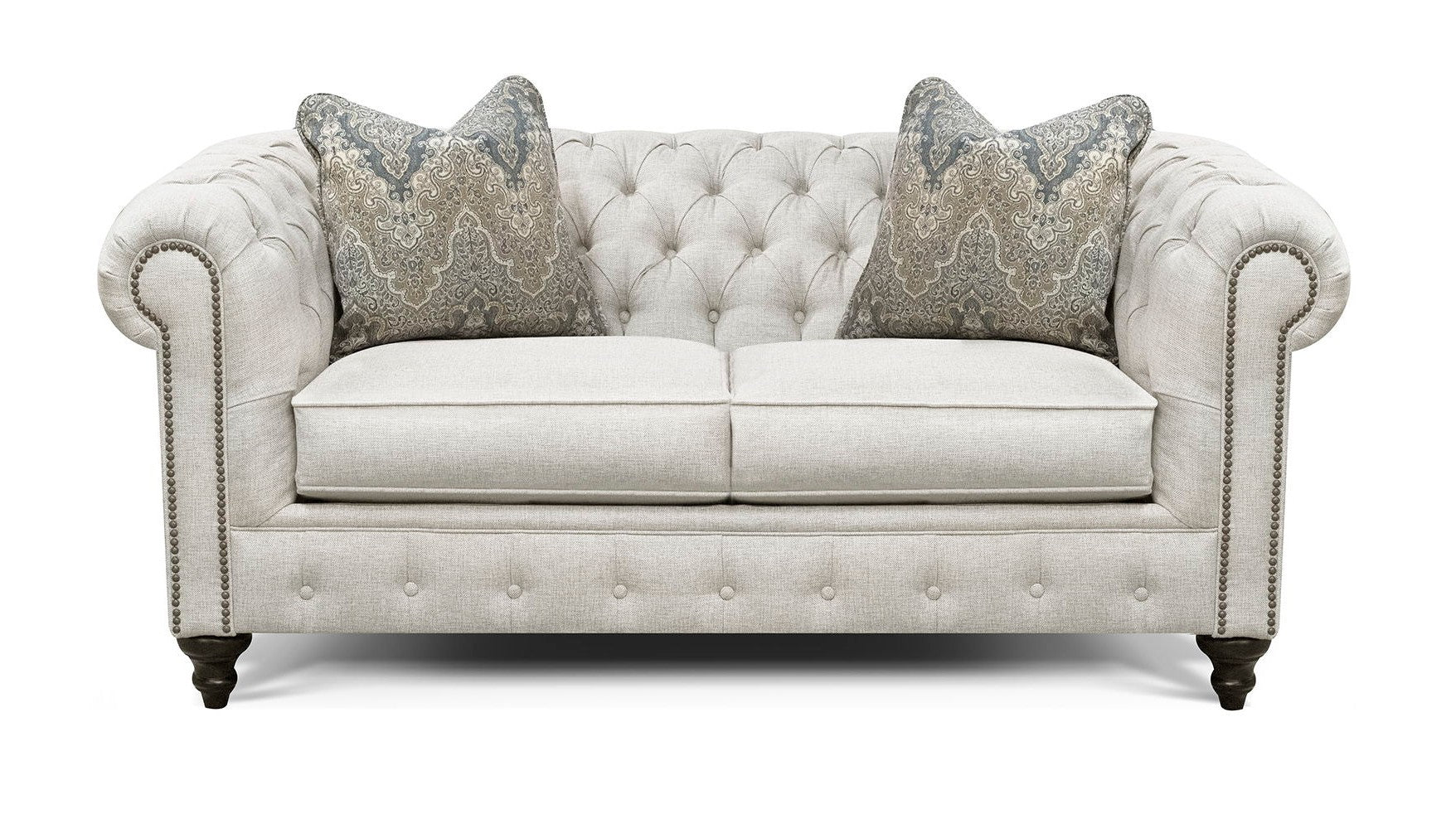 Rondell - 2R00LR/NR - Stationary Loveseat With Nails