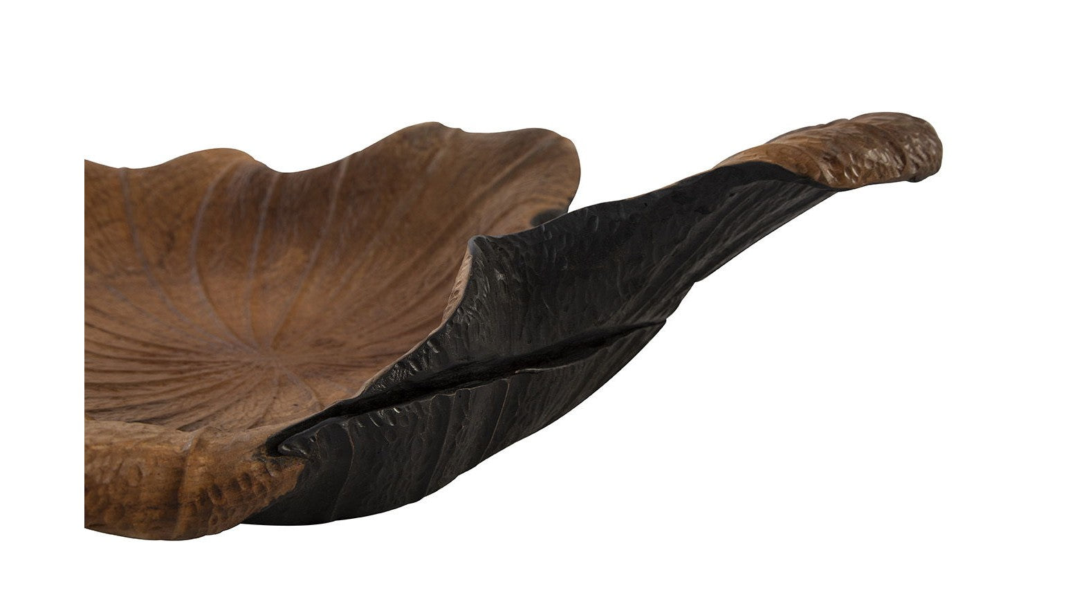 Teak Bowl - Black / Dark Brown