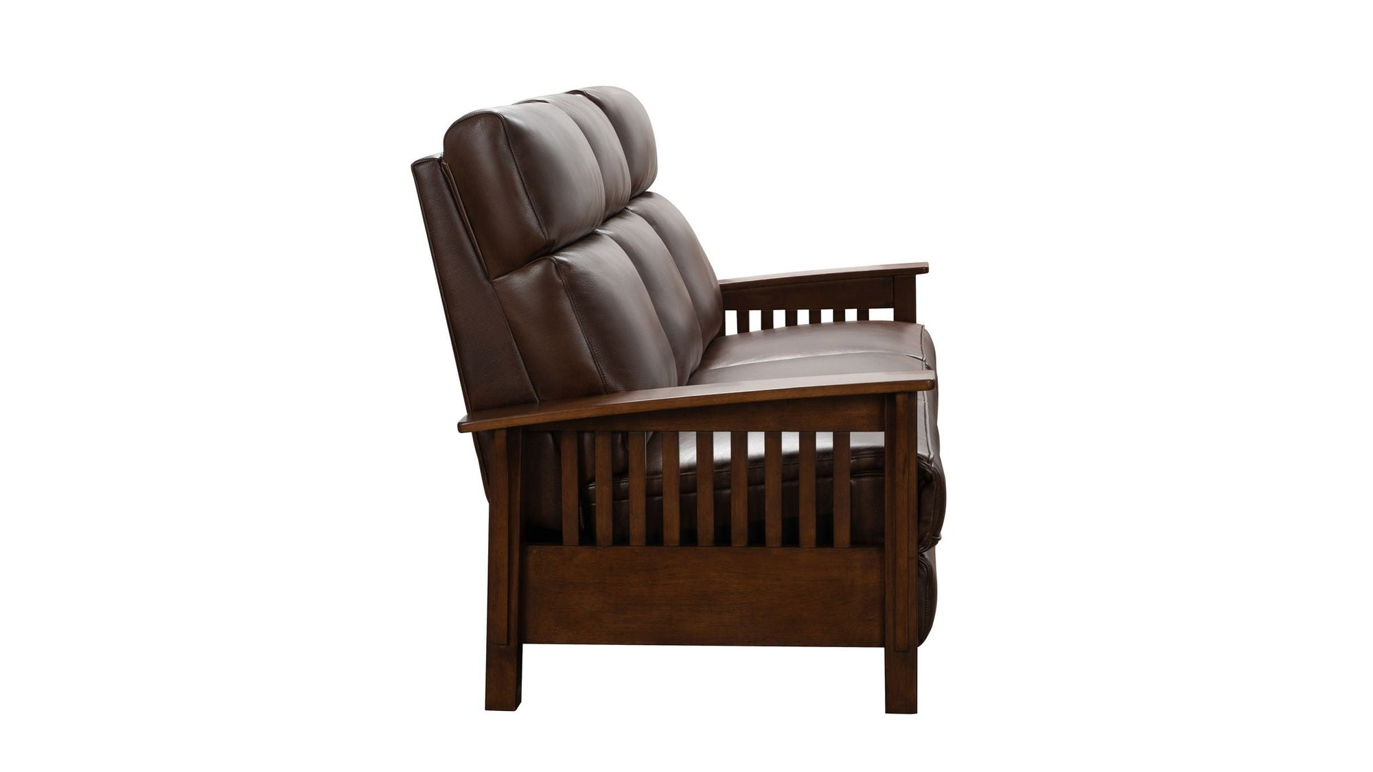 Artisan - Sofa-Recliner With Power, Power Headrest - Dark Brown