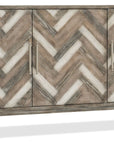 Melange - Natural Beauty Credenza - Dark Gray