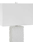Pillar - Marble Table Lamp - White