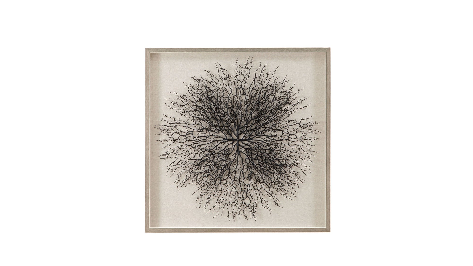 Gracee Canvas Art - Pearl Silver
