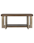 Nova - Console Table - Cerused Charcoal Oak
