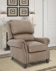 Churchill - Push Thru The Arm Recliner - Cabernet