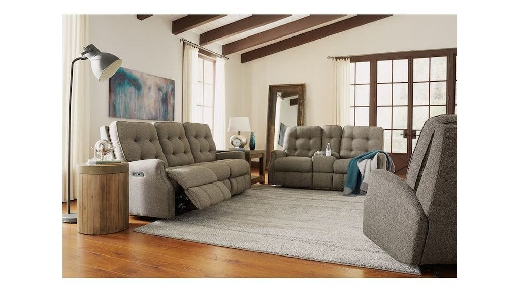 Devon - Reclining Loveseat, Nailhead Trim