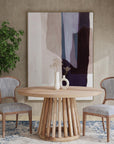 Salone Canvas Art - Beige / Blue