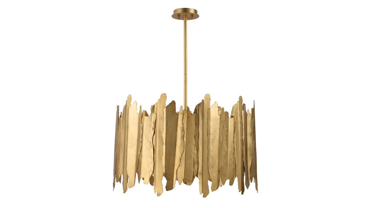 Golden - Gate 8 Light Industrial Pendant