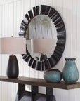 Caribou - Round Mirror - Black