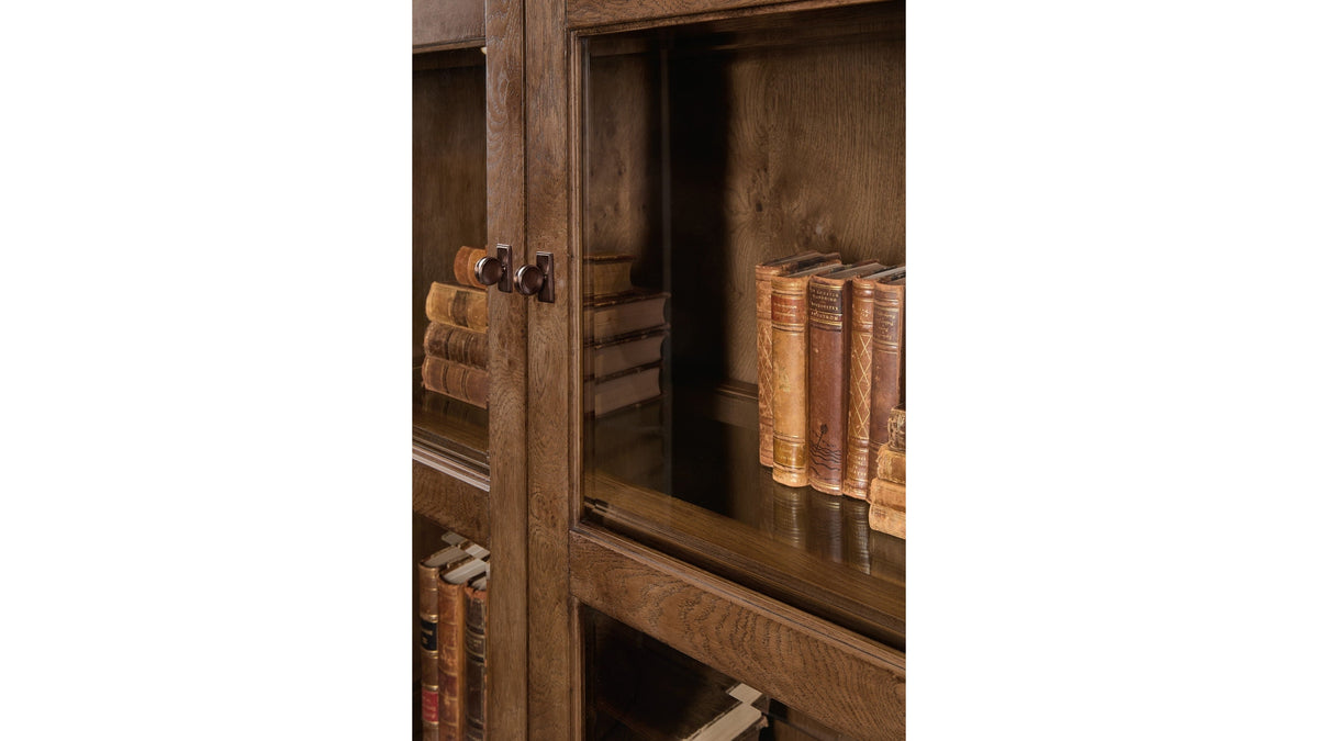 Melange - Mulholland Display Cabinet - Dark Brown