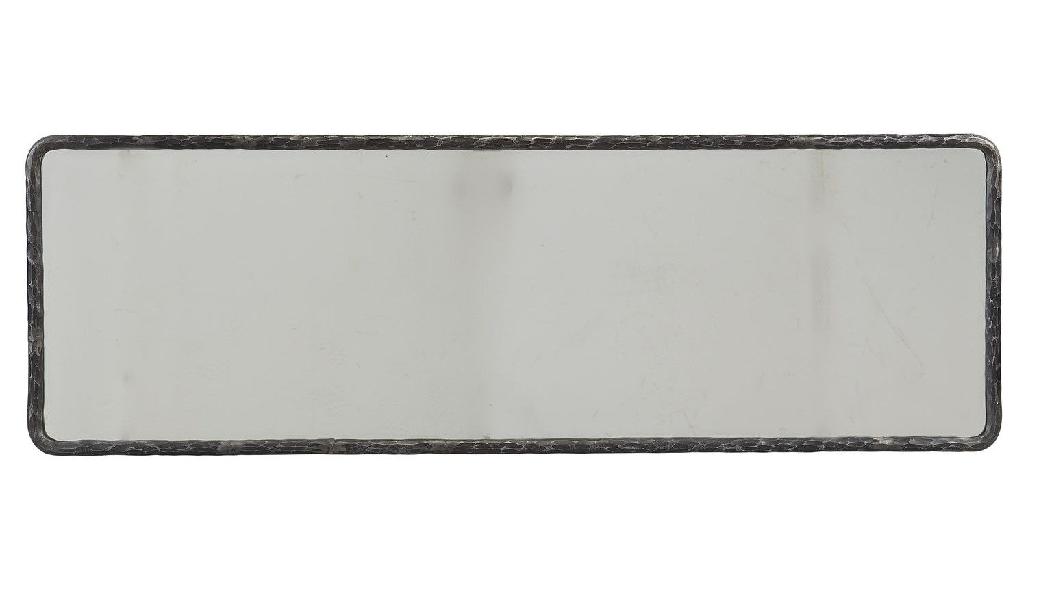 Hammered Iron Edge Full Mirror - Dark Gray