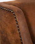 Clay - Leather Armchair - Dark Brown