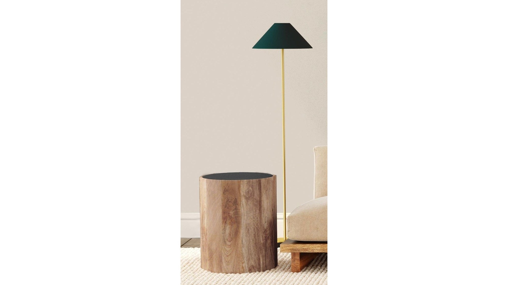 Adrienne - End Table - Light Brown