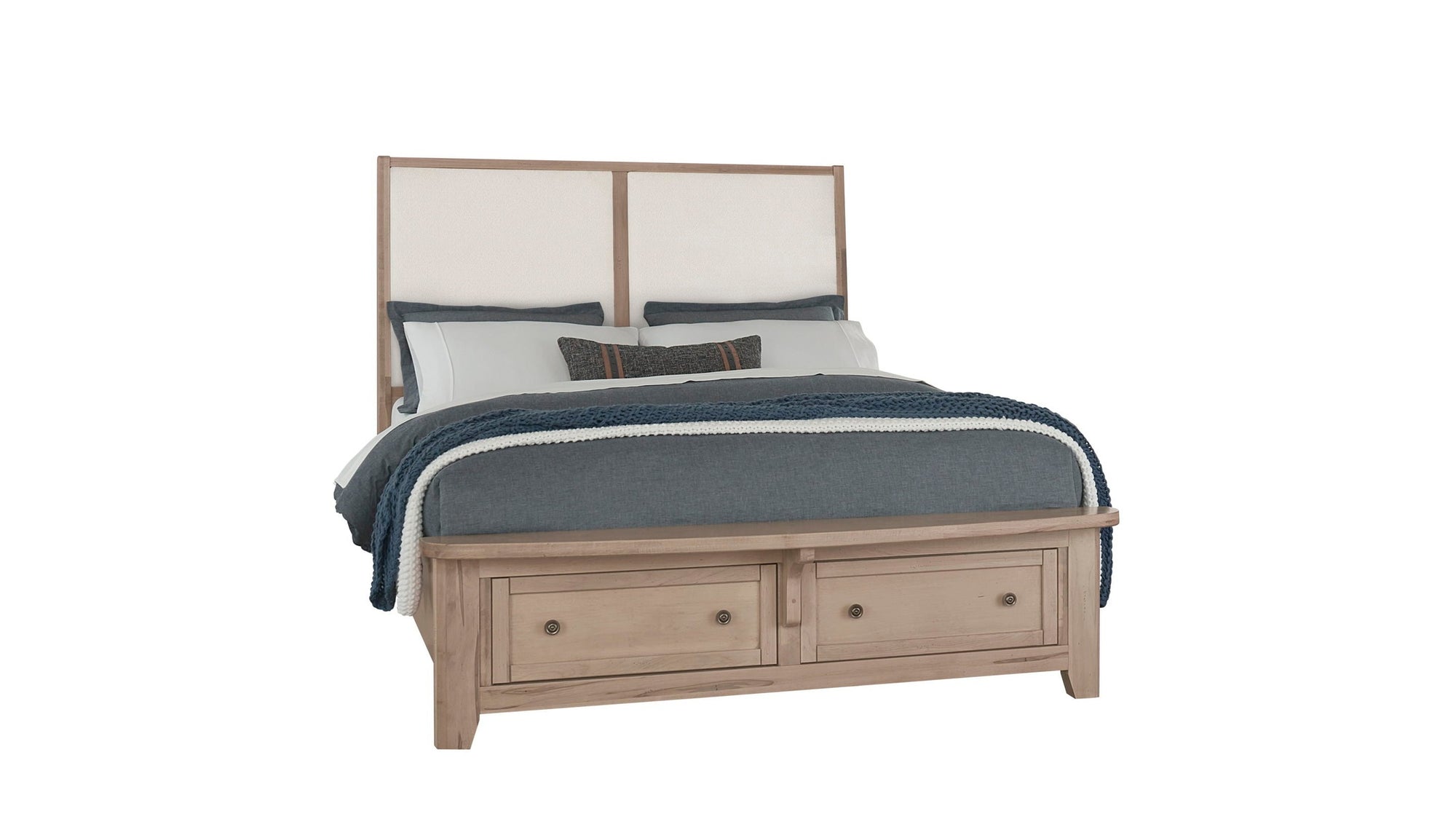 Woodbridge - Storage Upolstered Bed - Wood