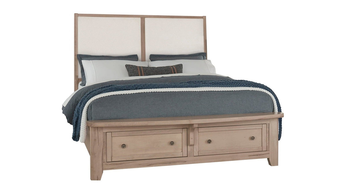 Woodbridge - Storage Upolstered Bed - Wood