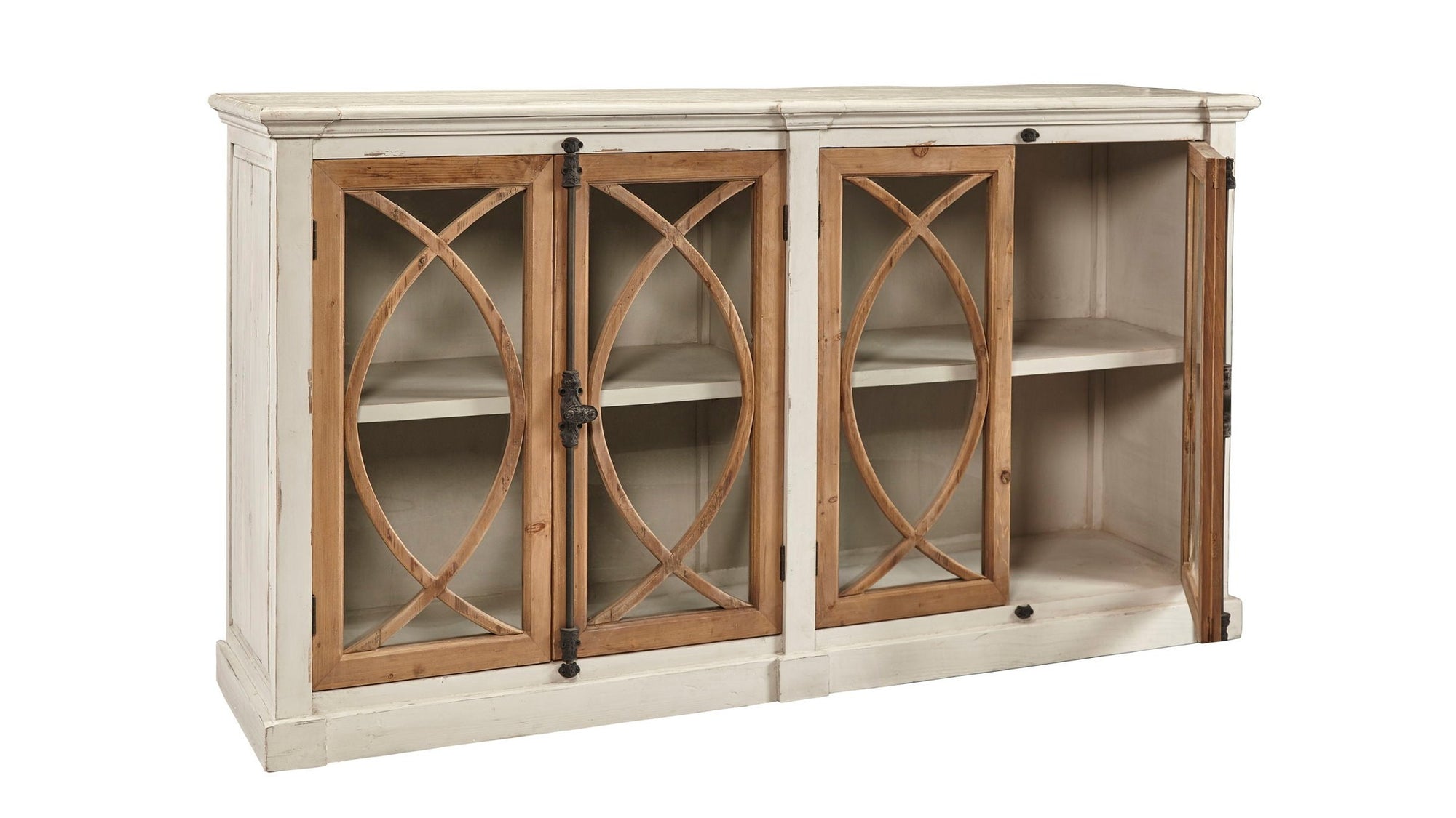 Grayson Fretwork - Hutch - Beige