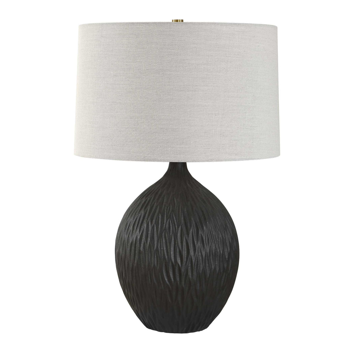 Levee - Satin Table Lamp - Black