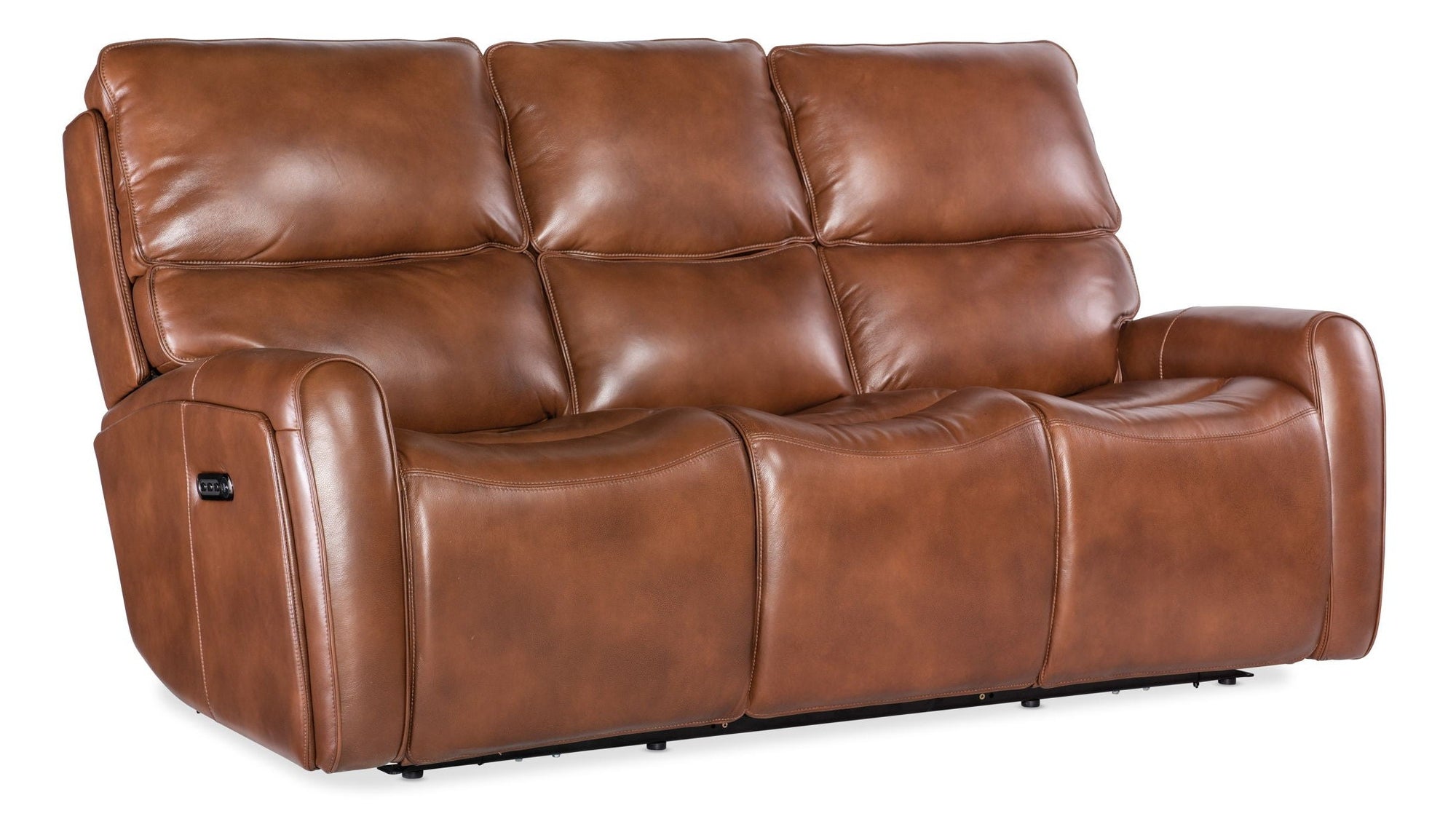 MS - Crosby Zero Gravity Power Sofa With Power Headrest - Brown
