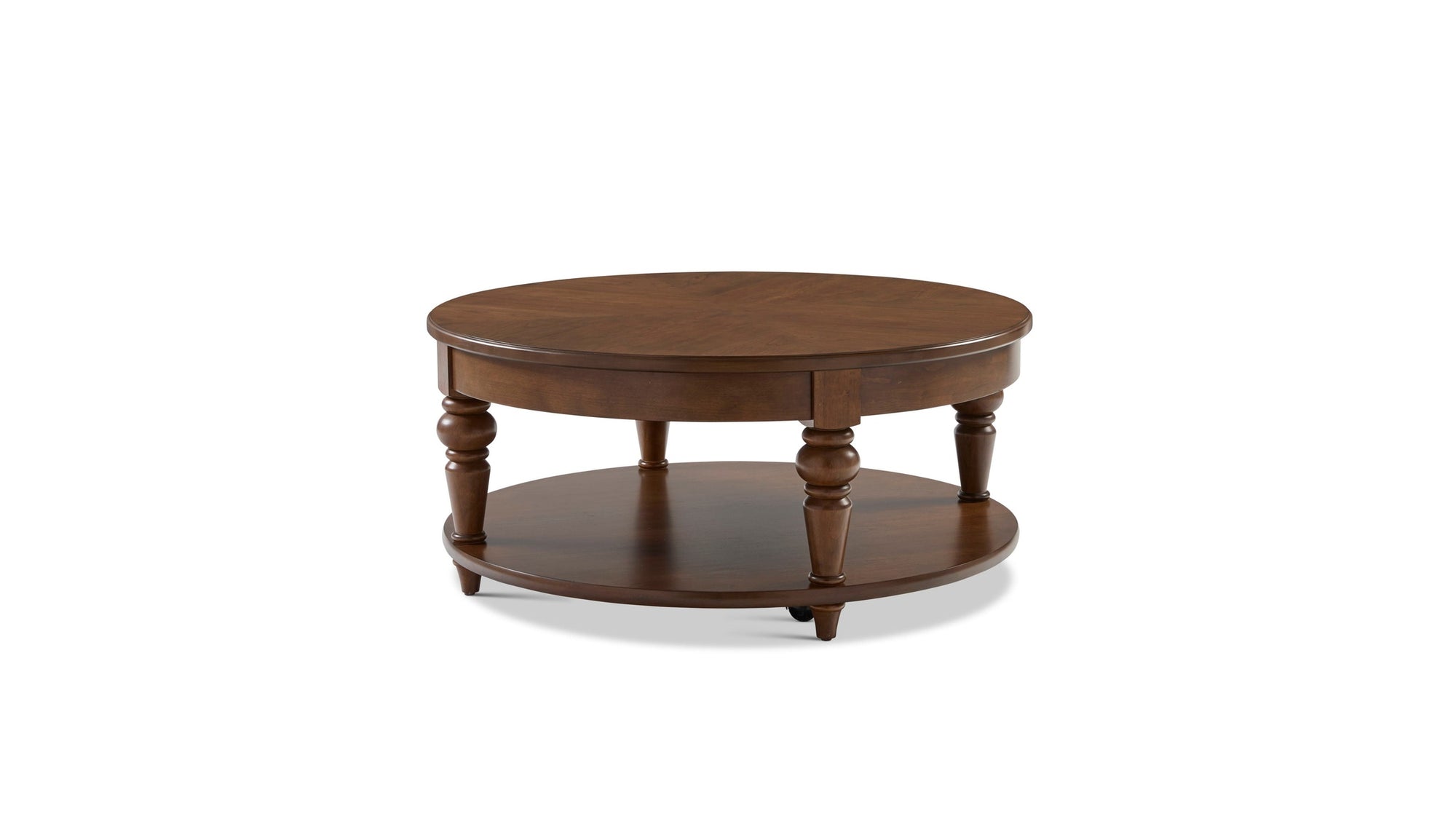 Bellevue - Round Coffee Table With Casters