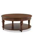 Bellevue - Round Coffee Table With Casters