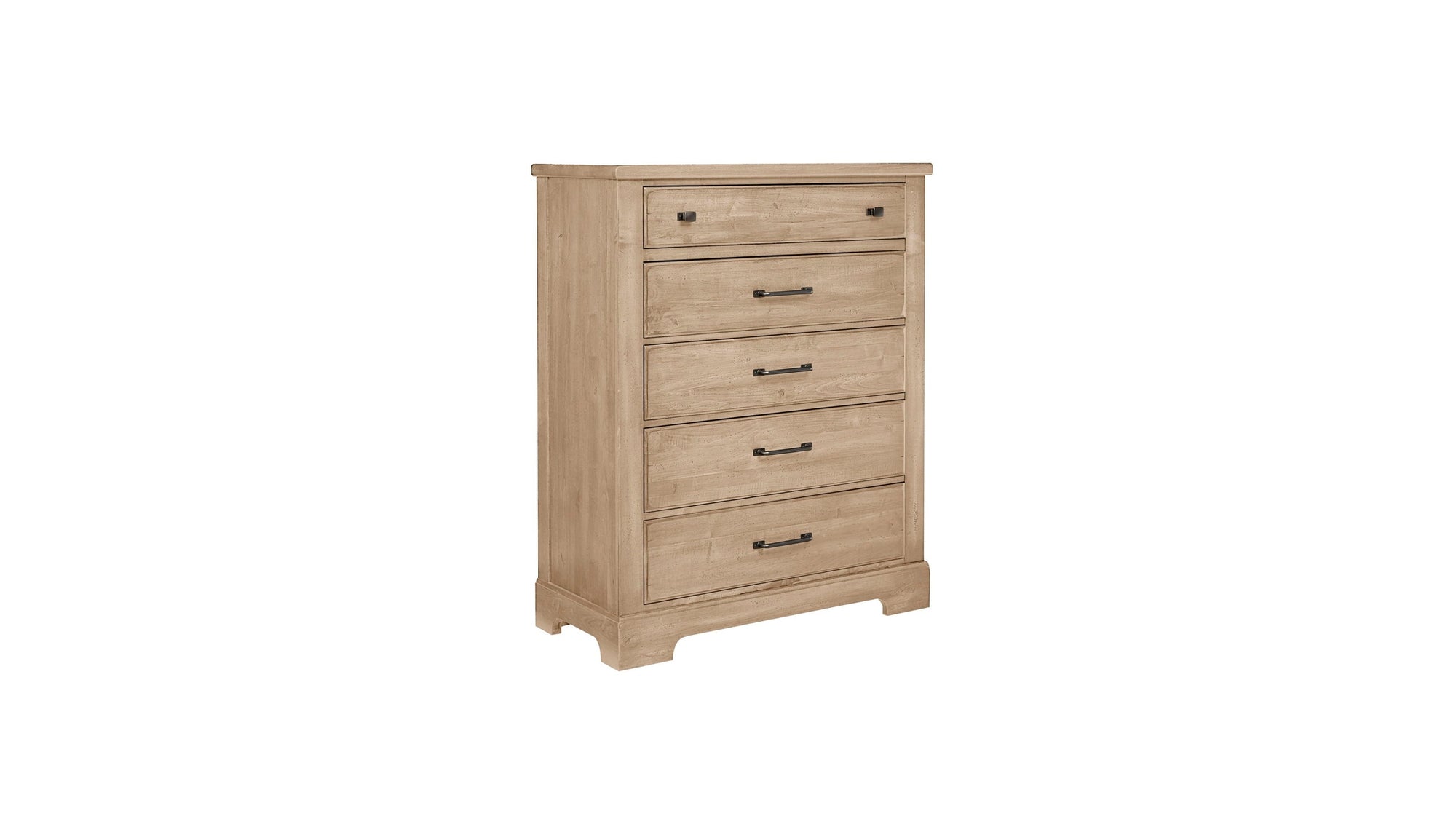 Cool Rustic - 5 Drawer Chest - Clear Maple