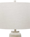 Comanche - Crackle Table Lamp - White