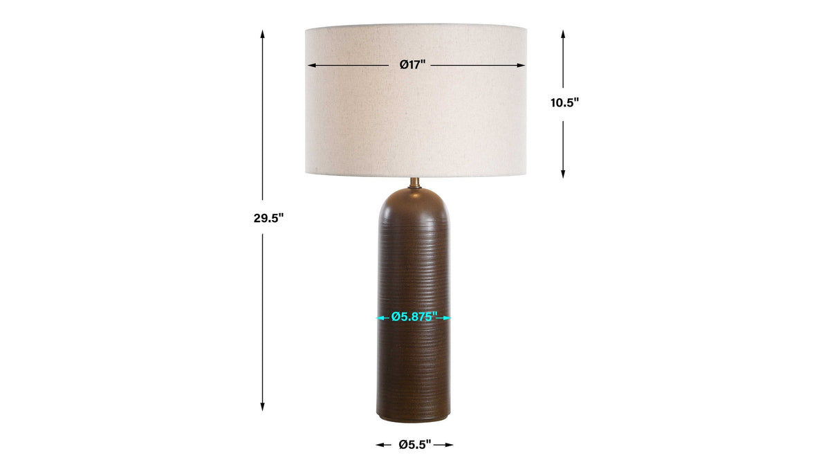 Trexler - Table Lamp - Brown Dark Brown