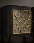 Sanctuary - Four-Door Mirrored Console Table