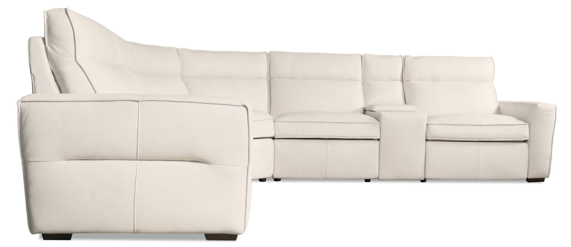 MS - Vann Six-Piece Power Sectional - White