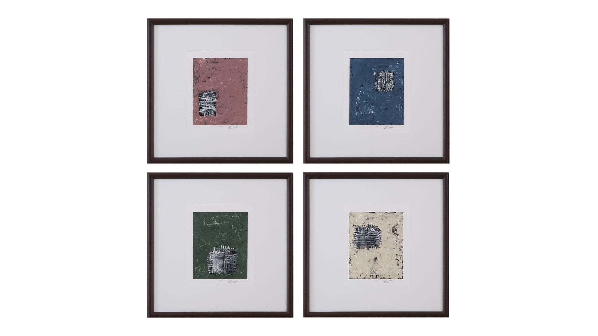 Dual Dichotomy III Framed Print - Gray / White