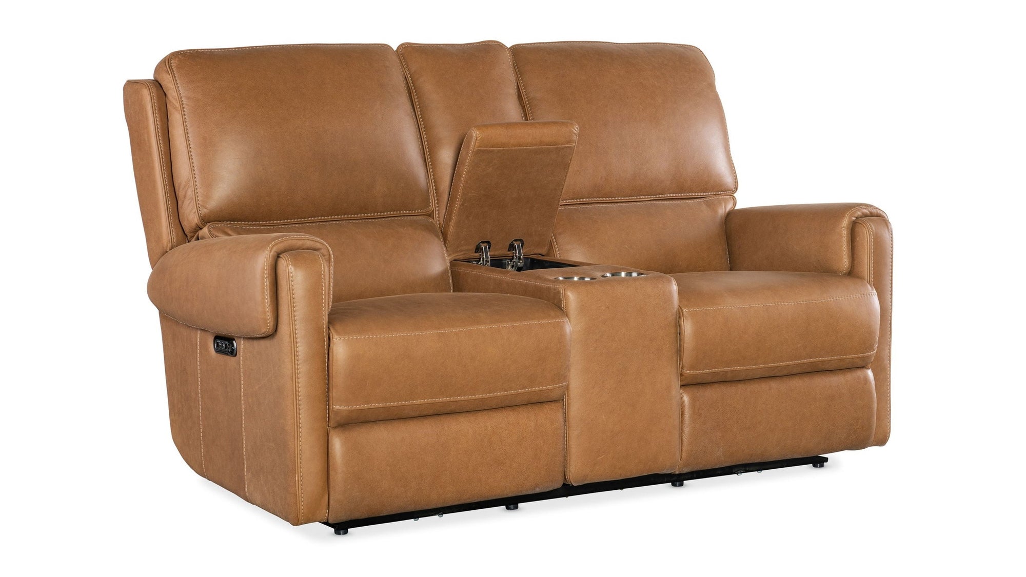 SS - Somers Power Console Loveseat With Power Headrest