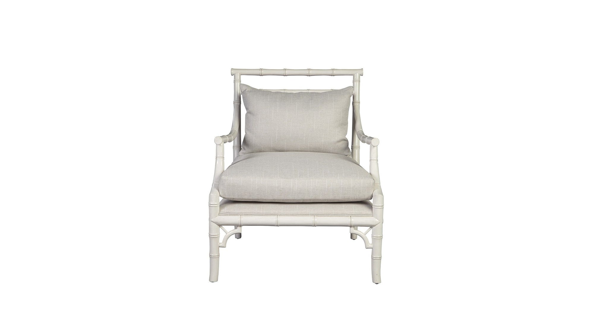 Durango - Arm Chair Set of 2 - White / Pearl Silver