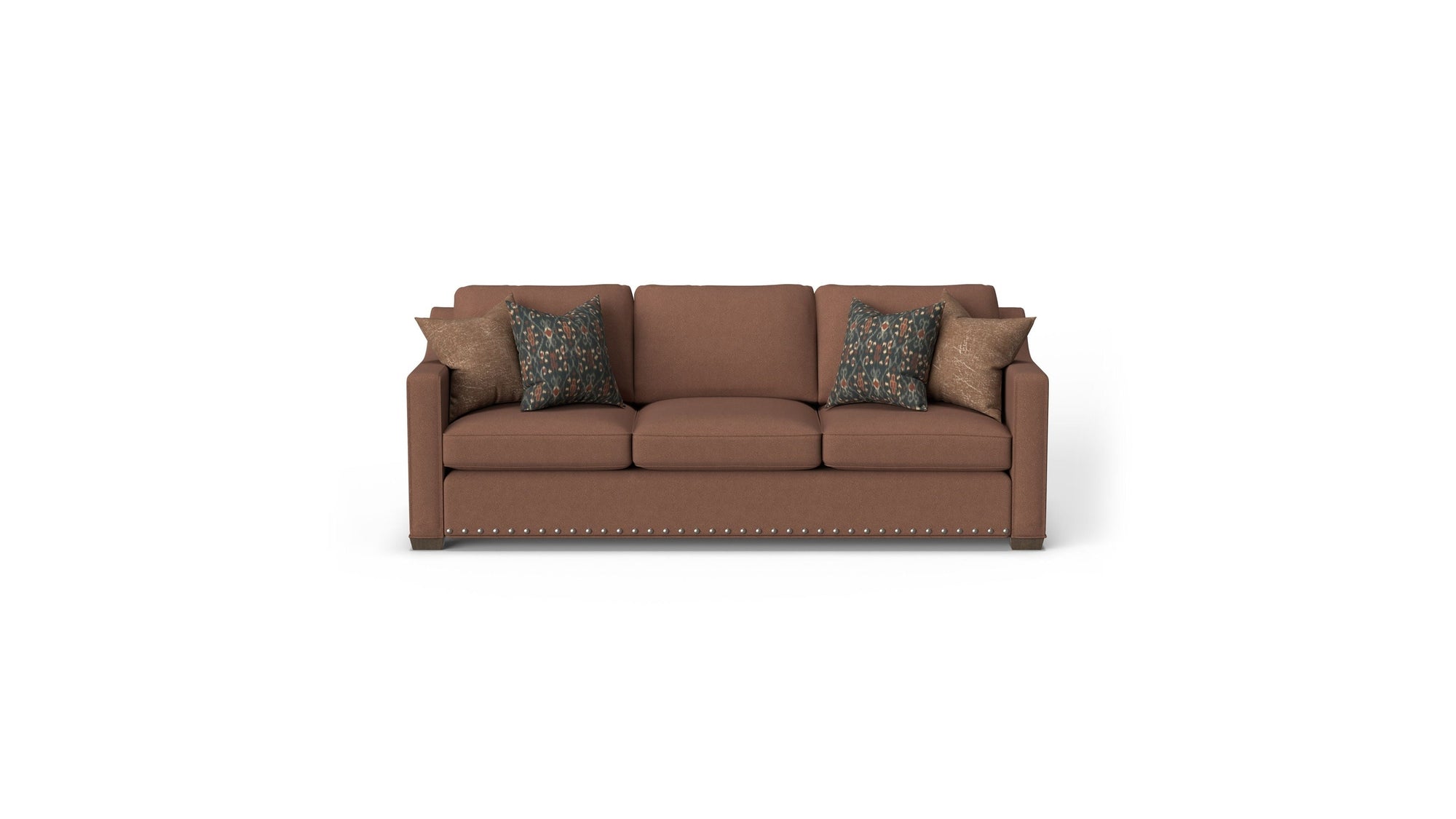 Milo - Fabric Sofa With Nailhead Trim