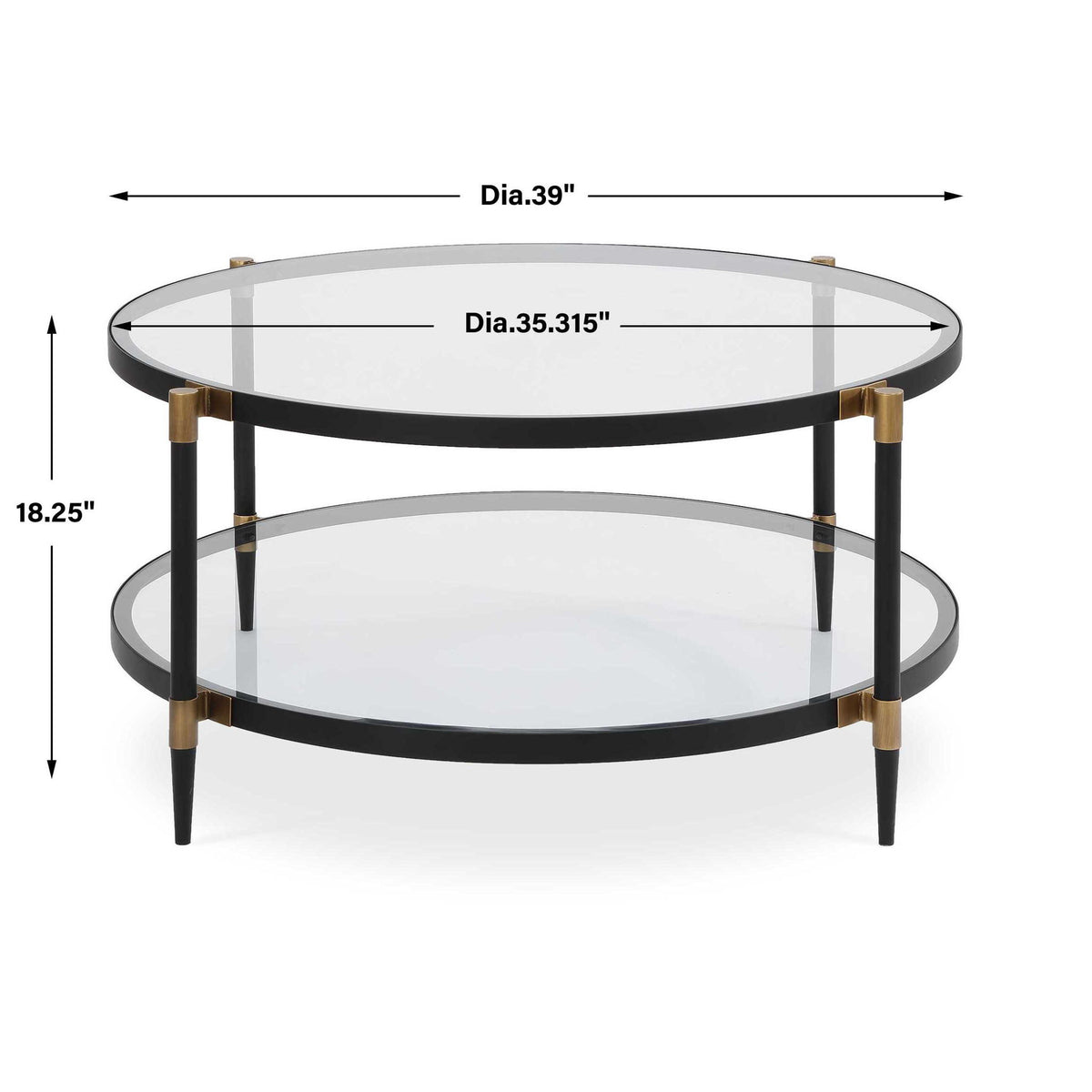 Chadid - Round Glass Table