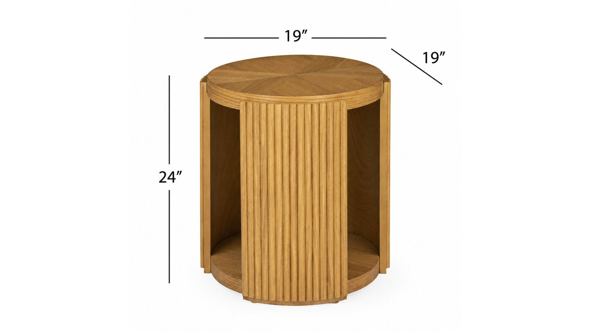 Sterling - End Table - Wheated Oak