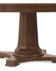 Archives - Round Pedestal Dining Table - Dark Brown