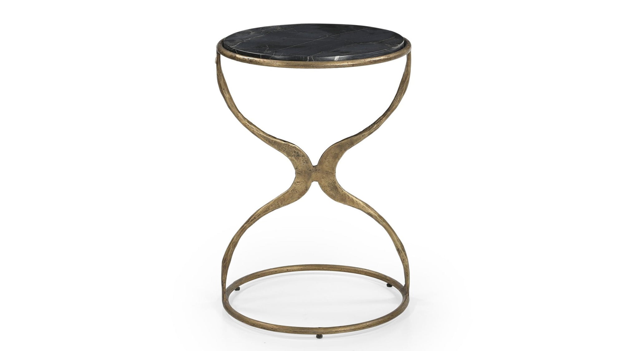 Hourglass - Accent Table - Bronze / Black