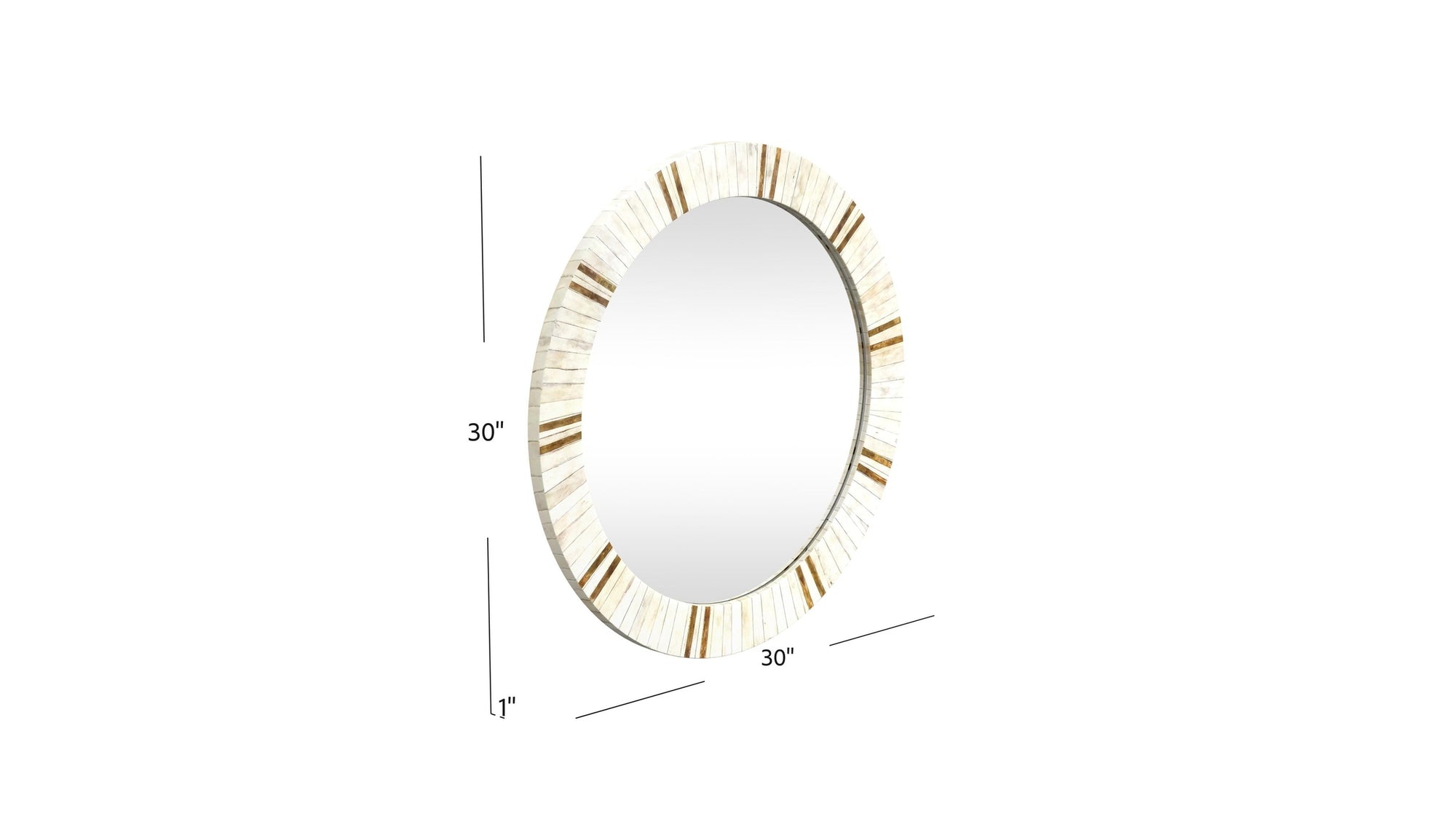 Clever - Wall Mirror - Beige