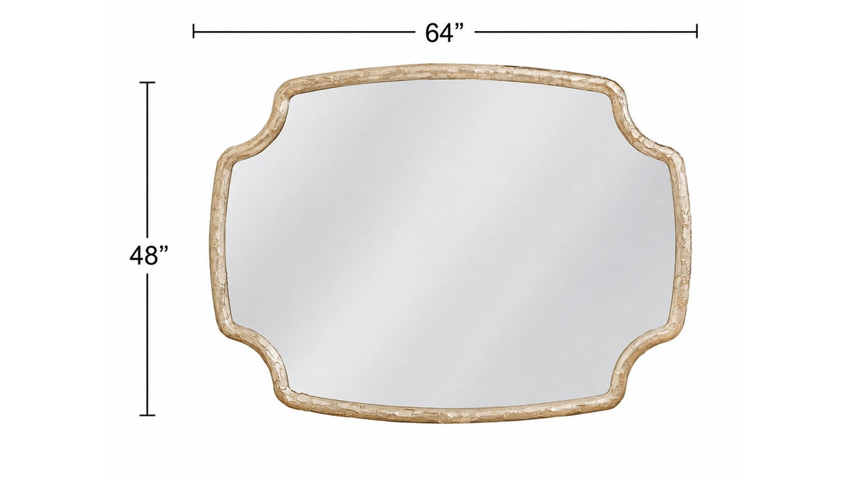 Aura - Wall Mirror - Antique Silver