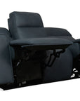 Riverton - Power Sofa With Power Headrest And Lumbar - Black