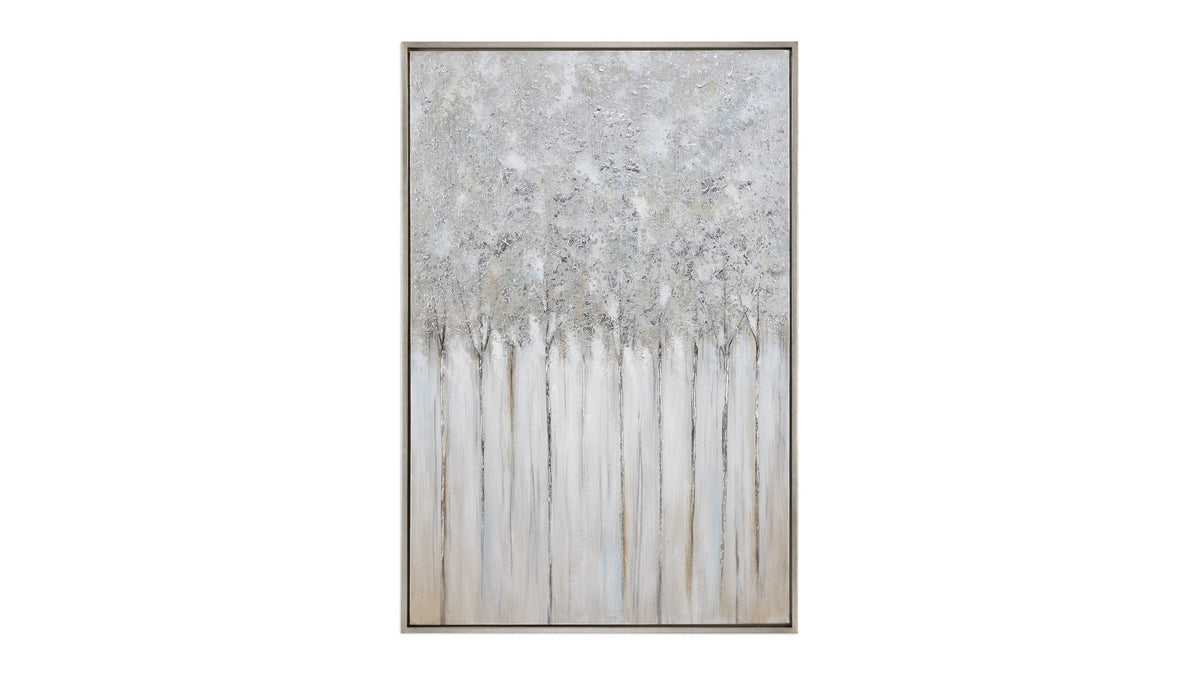 Strength In Numbers - Abstract Art - Beige