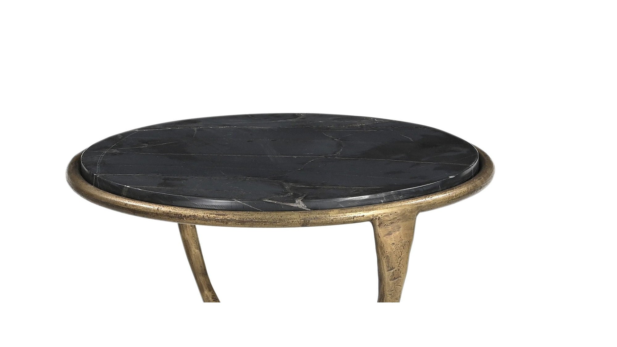 Hourglass - Accent Table - Bronze / Black